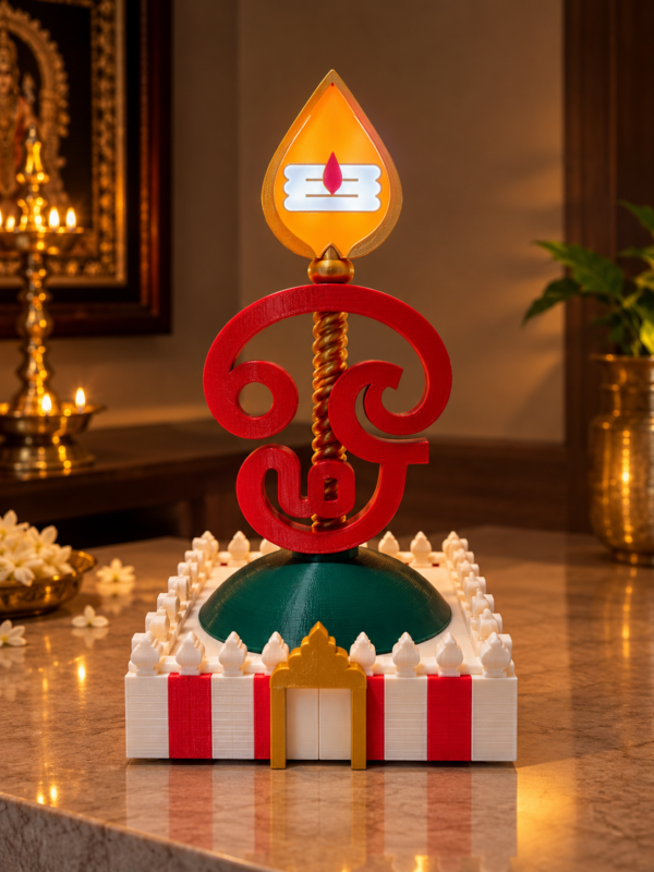 Lord Murugan Vel LED Decorative Idol
